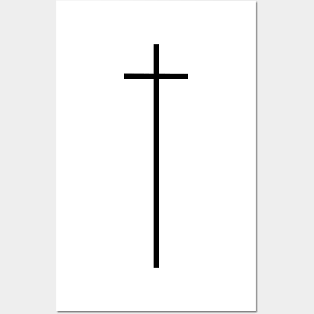 Stylish modern cross design Wall Art by Eternity Seekers